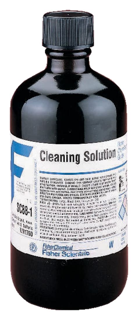 chromic acid cleaning solution.